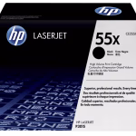 Tóner HP CE255X (55X) Negro – Rendimiento 12,500 páginas
