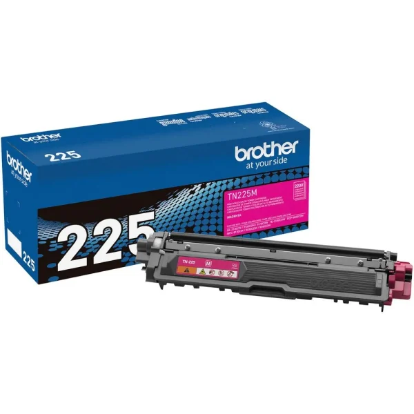 Toner Brother TN225M Magenta – Rendimiento de 2,200 páginas