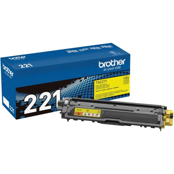 Toner Brother TN221Y Amarillo – Rendimiento de 1,400 páginas