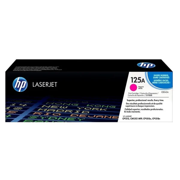 Toner HP CB543A (125A) Magenta – Rendimiento 1,400 páginas Toner HP CB543A (125A) Magenta – Rendimiento 1,400 páginas