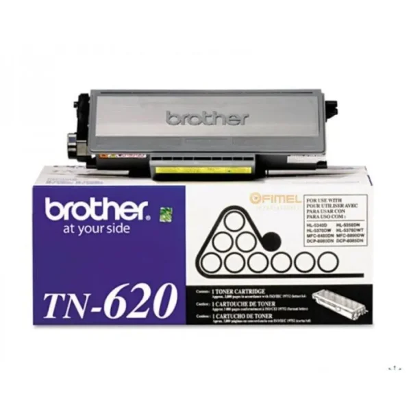 Tóner Negro Brother TN620 – 3,000 páginas