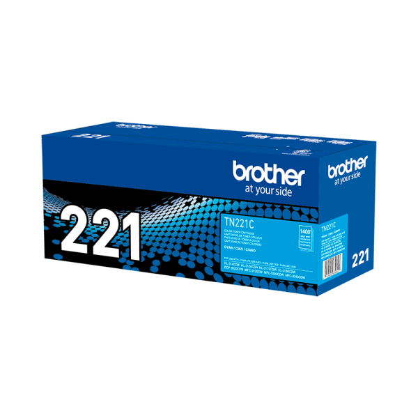 Toner Brother TN221C Cian – Rendimiento de 1,400 páginas
