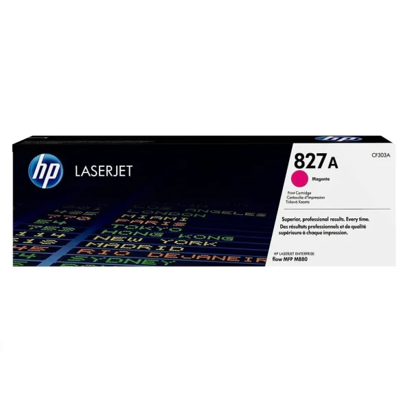 Tóner HP CF303A (827A) Magenta – Rendimiento de 3,200 páginas