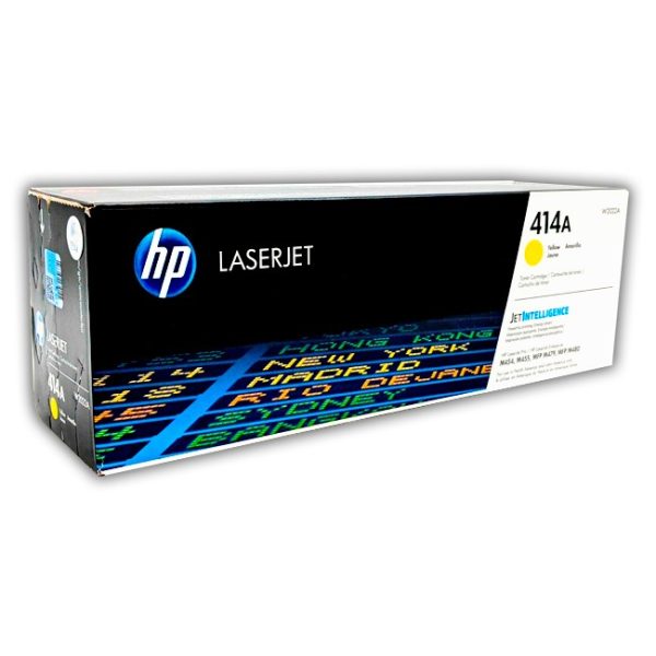 Toner HP W2022A (414A) Amarillo LaserJet Pro M454 Toner HP W2022A (414A) Amarillo LaserJet Pro M454