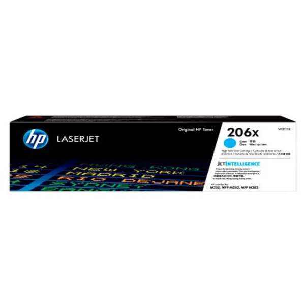 Toner HP W2111X (206X) LJ M255 Cyan Toner HP W2111X (206X) LJ M255 Cyan