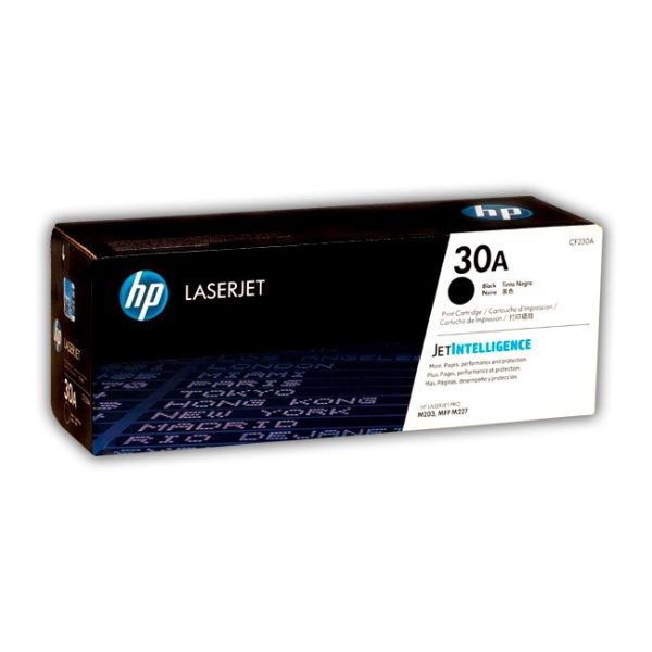 Toner HP CF230A (30A) Negro para HP LaserJet Pro