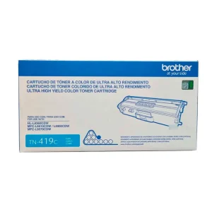 Tóner Brother TN-419 Cyan – 9,000 Páginas