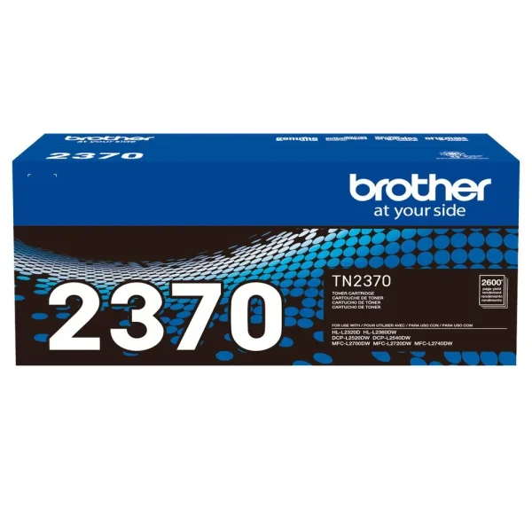 Tóner Brother TN-2370 Negro – 2,600 Páginas