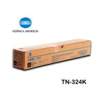 Tóner Konica Minolta TN-324K Negro Original – Compatible con Bizhub C258 / C308 / C368